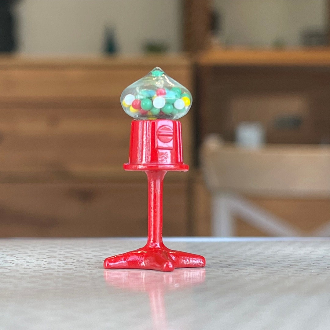 112 Miniature Metal Table Top Gumball Machine E044 Etsy