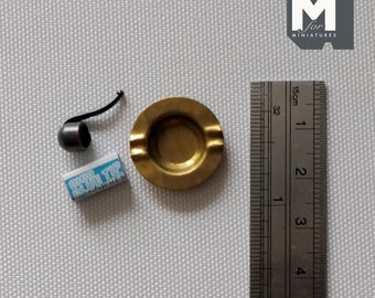 VASO POSACENERE IN Fossile Tufo Da Sigaro Pipa Mastro Cascia Made In - Foto 4