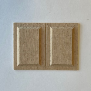 Dollhouse Supplies Wainscoting Panel Miniature Wainscot Panel - J023