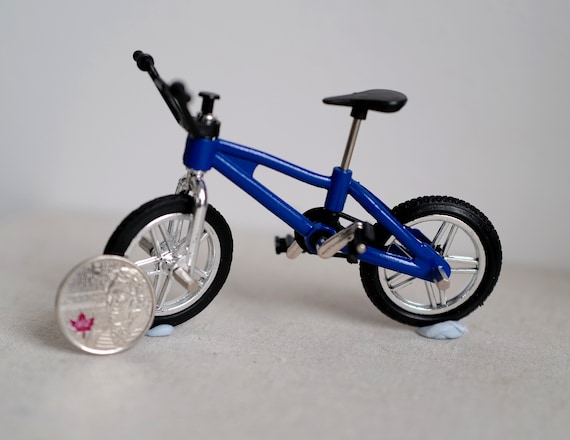Dollhouse Miniature Small Size Freestyle Bike 1 12 Scale Cross Bicycle Front and Rear Pegs No Brakes blue K012 Etsy Canada