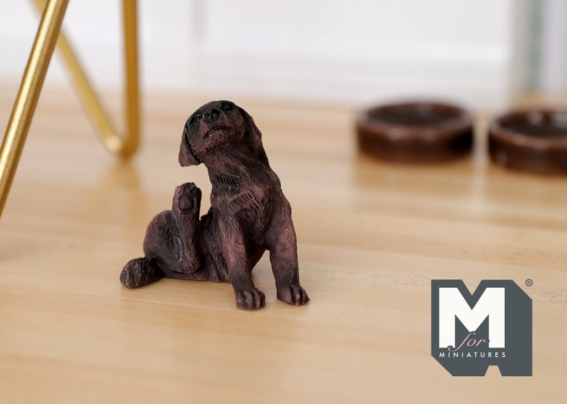 1:12 Dollhouse Miniature Puppy Dog C055 image 2