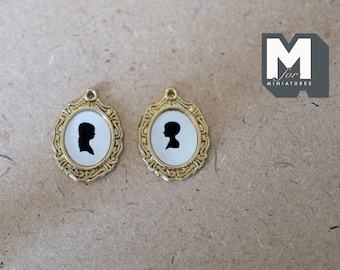 Melody Jane Puppenhaus Miniatur-Bilderrahmen, Gold – Dekorativer Leerer Rahmen Im Maßstab 1:12