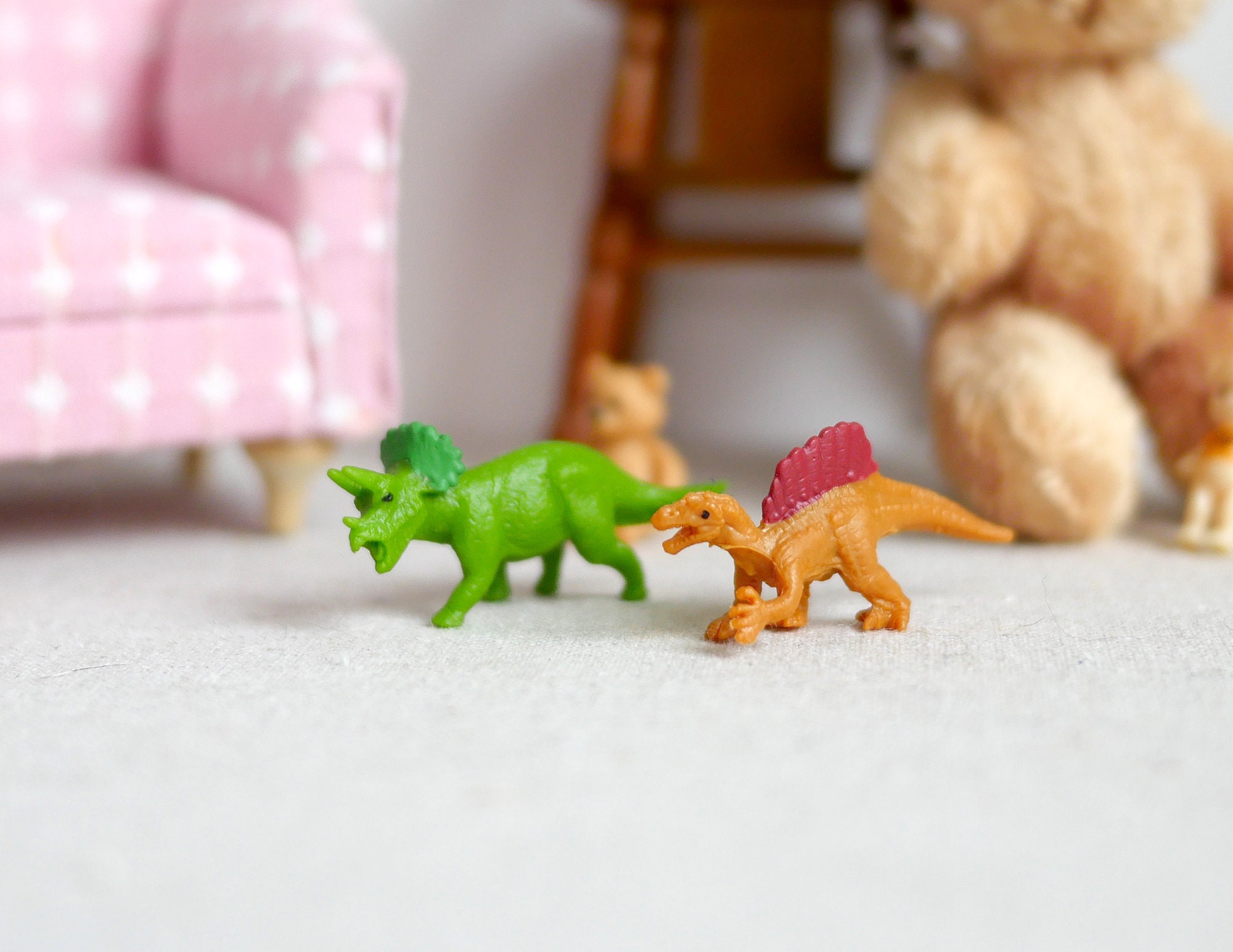 Casa de muñecas miniatura 1:12 Juego de juguetes de dinosaurio - Etsy México Casa de muñecas miniatura 1:12 Juego de juguetes de dinosaurio - Etsy México