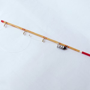 1:12 Dollhouse Supplies miniature Fishing pole fish rod - E074