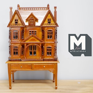 Dollhouse Supplies miniature house mini home tiny house-in-a-house 1:144 scale