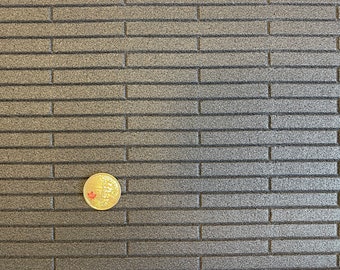 Dollhouse Supplies Horizontal Floor Board Foam Board 1:12 Scale Miniature Flooring Tile Sheet 7-7/8"(H) x 15-3/4"(L) - J004