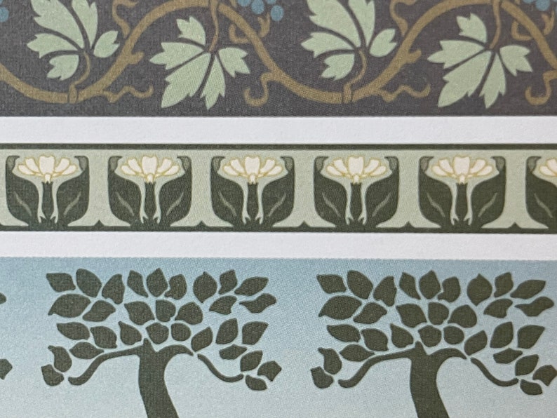 112 Dollhouse Wallpaper Borders Art and Craft Borders Etsy