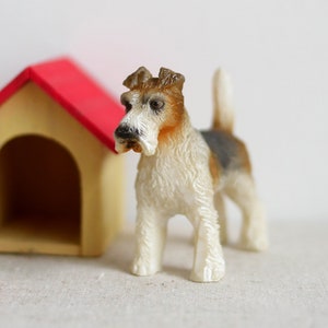 1:12 Dollhouse Supplies Miniature dog terrier 1 12th pet miniature animal pet C055