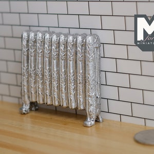 Dollhouse Miniature Antique Radiator dolls house 1 12th scale miniature furniture - F029 F030
