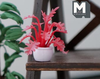 Miniatura Casa Delle Bambole Scala 1:12 – 3 Girasoli In Carta Fatti A Mano