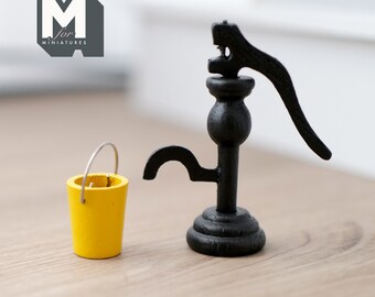 Pompa dell'acqua per casa delle bambole 1:24, accessorio Pompa dell'acqua per casa delle bambole 1:24, accessorio