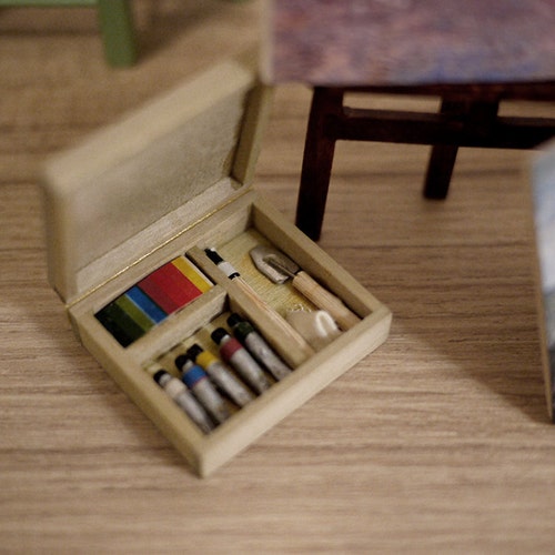 Dollhouse Painting Decoration Dolls House Paint Kit 1 12th Etsy