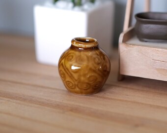 3 Scope In Miniatura Di Legno Per Casa Delle Bambole - Scala 1:12 - Accessori Arredo