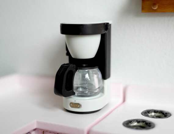 1/12 Scale Dollhouse Miniature Kitchen Metal Coffee Machine Pretend CookingDSCR 
