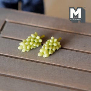 1:12 Puppenhaus Miniatur Obst 2 x Traube - D059
