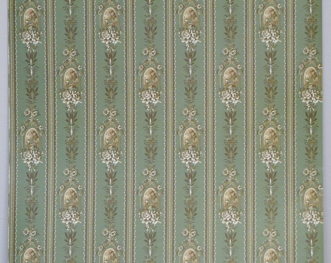 1:12 Miniature Pattern Wallpaper Sticker , Dollhouse Supplies Pattern ...