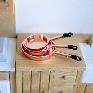 1:12 Dollhouse miniature kitchen container set of 3