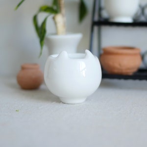 1:12 Dollhouse Supplies Miniature Ceramic Pottery Planter, ceramic flower pot gardening 1 12 scale miniature plants - B092