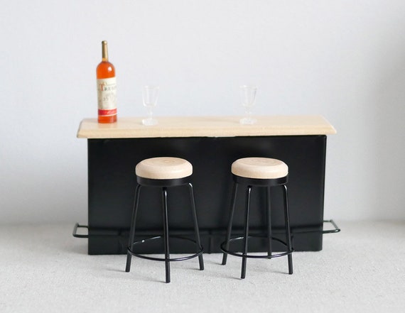 miniature dollhouse bar