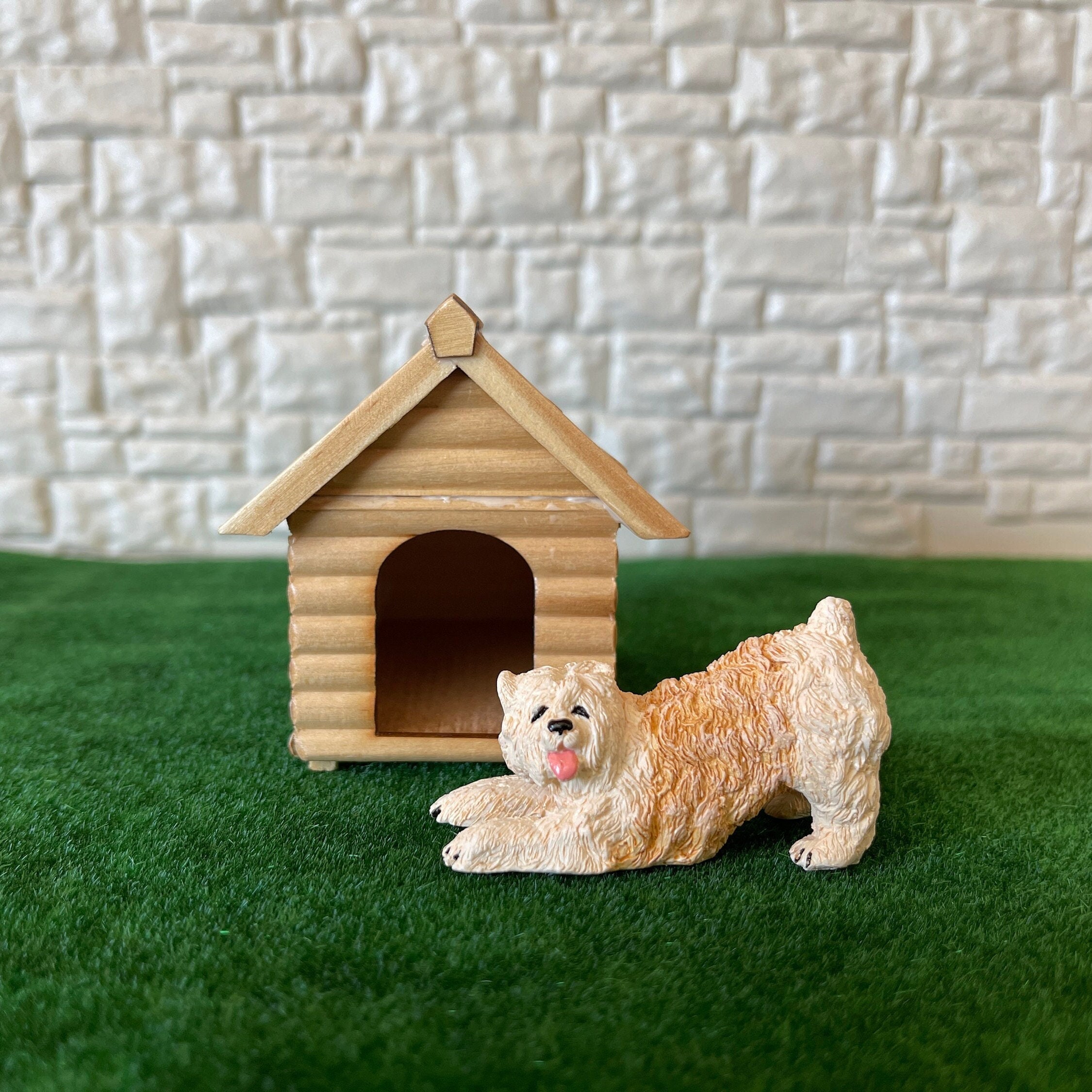 Dollhouse Dog House Dog Log Cabin Dog Kennel 1 12 Scale Etsy UK