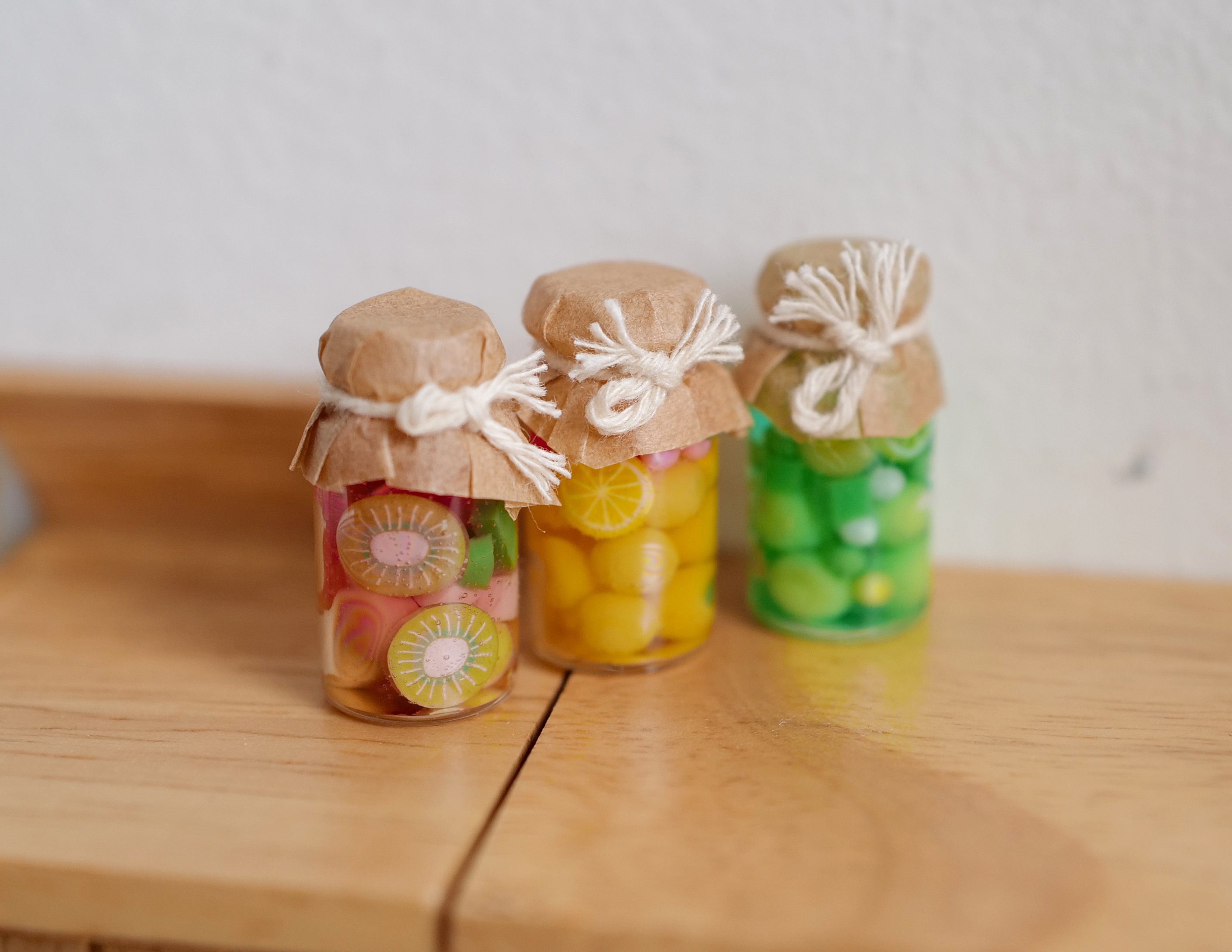 1:12 Dollhouse miniature kitchen container set of 3