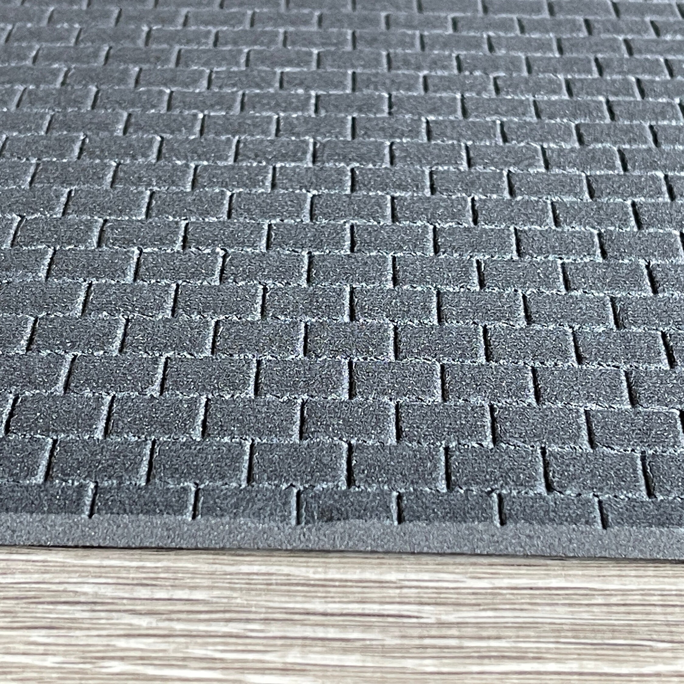 Dollhouse Supplies Slate Roof Tile Wall Tile Foam Board 1:12 Scale Miniature Wall Panel Wall Brick Tile Sheet 7-7/8"(H) x 15-3/4"(L)