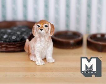 ドールハウスミニチュア犬ゴールデンレトリバー1:12スケール動物ペット