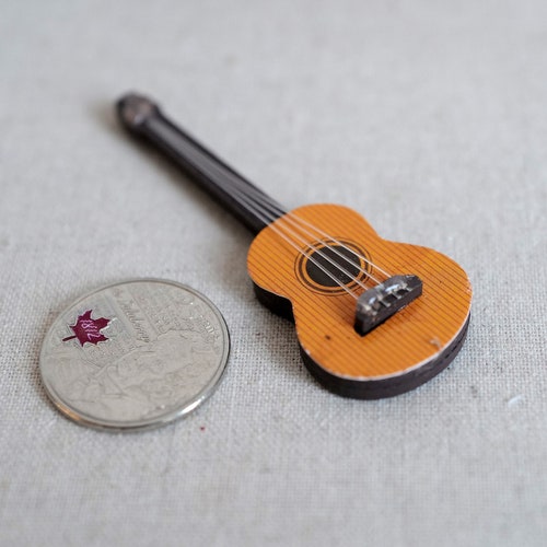 Miniature Hawaii Ukulele Dollhouse Miniatures Dollhouse Etsy