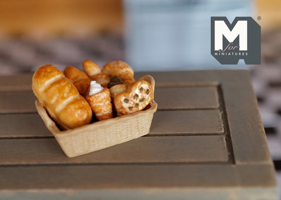 Accesorios De Desayuno En Miniatura Para Casas De Muñecas | Escala 1:12, Set C Con