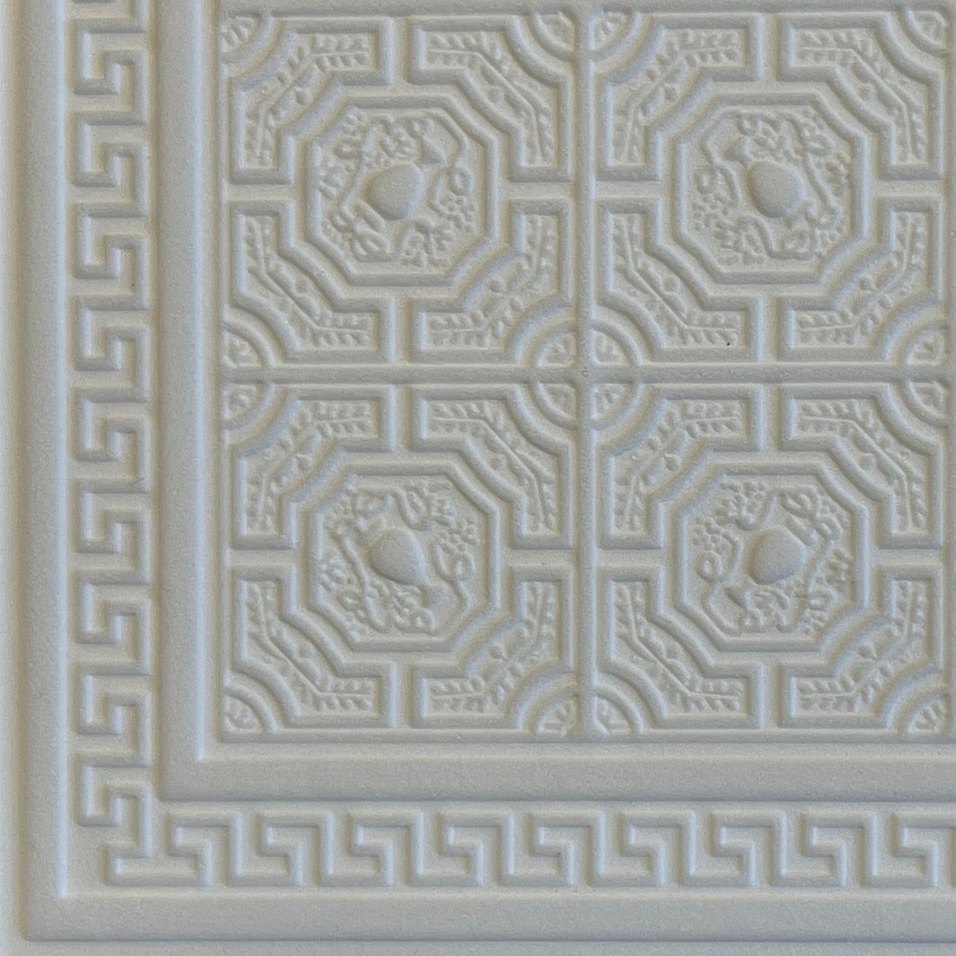 Dollhouse Embossed Ceiling Panel Sheet 131/2 X 93/4 Etsy