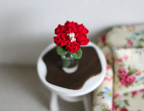 Dollhouse Miniature Flowers in Vase Dollhouse Living Room Decoration 1 12Th  Scale Cute Flower With For Dolls House - Yahoo Shopping