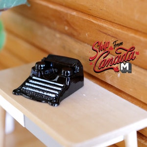 1:12 Dollhouse Miniature Black  typewriter - G057
