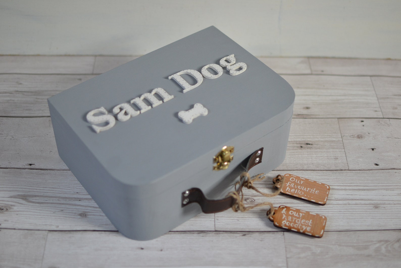 Dog Memory Box pet Memorial Box dog Wooden Keepsake Box dog Etsy UK