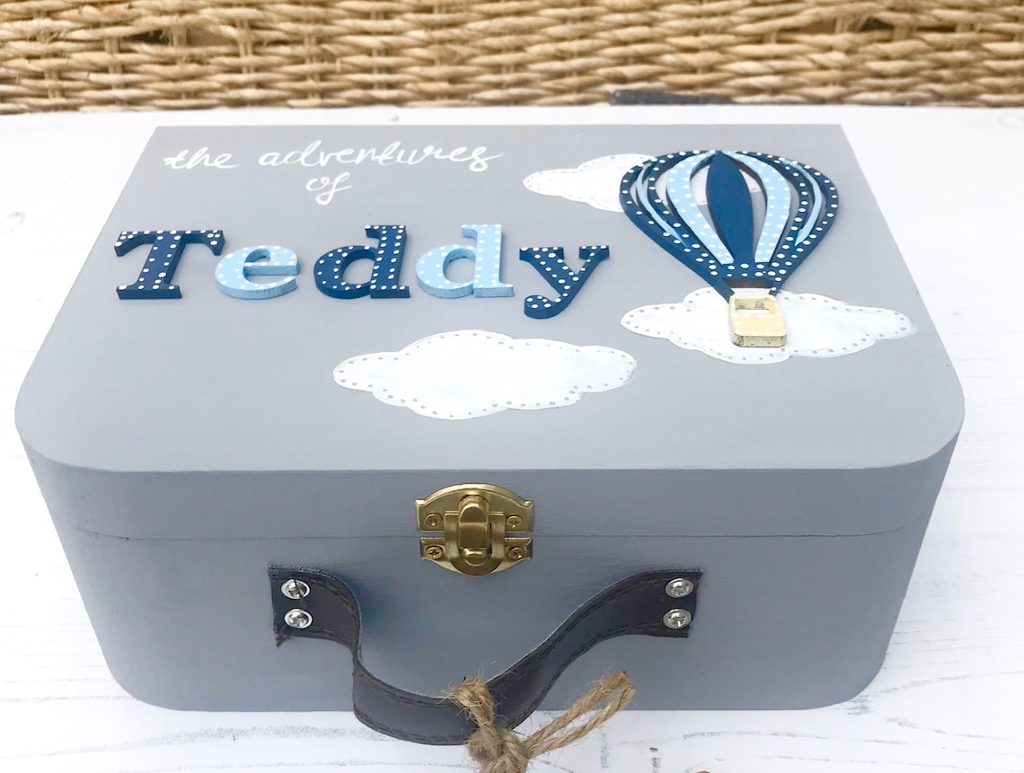 Personalised Keepsake Box Boy Memory Box Children's Etsy