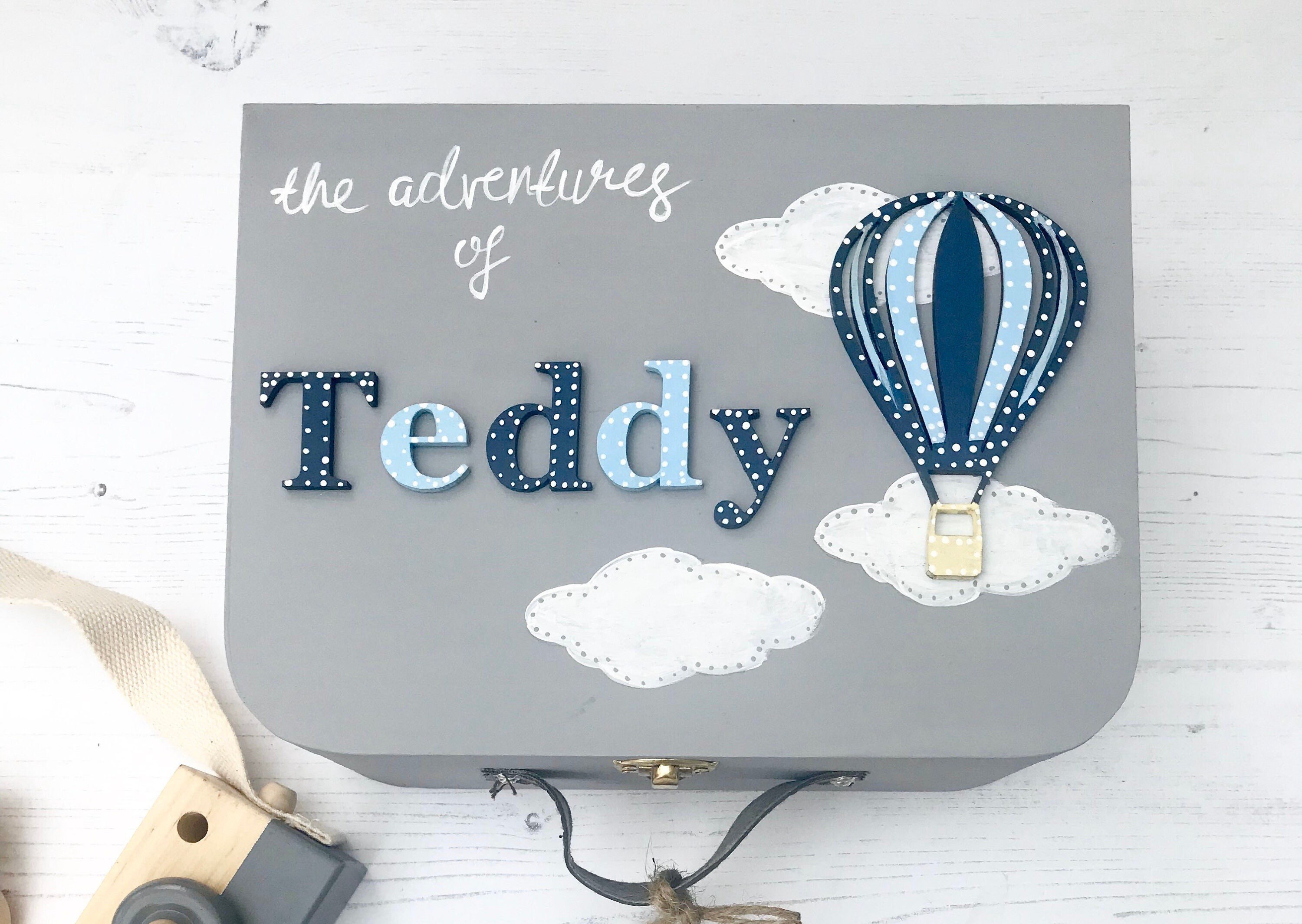 Personalised Keepsake Box Boy Memory Box Children's Etsy