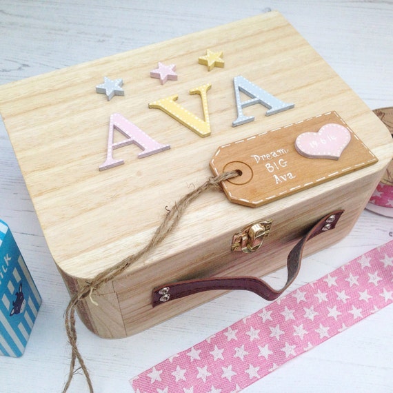 etsy baby memory box