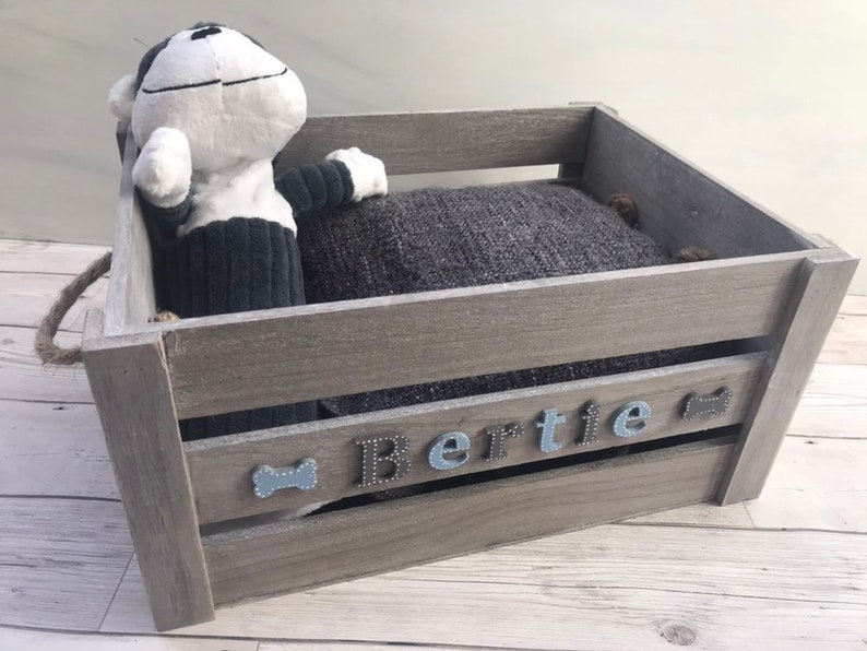 Dog Toy Box Dog Storage Crate Dog Christmas Gift Pet Toy Etsy UK