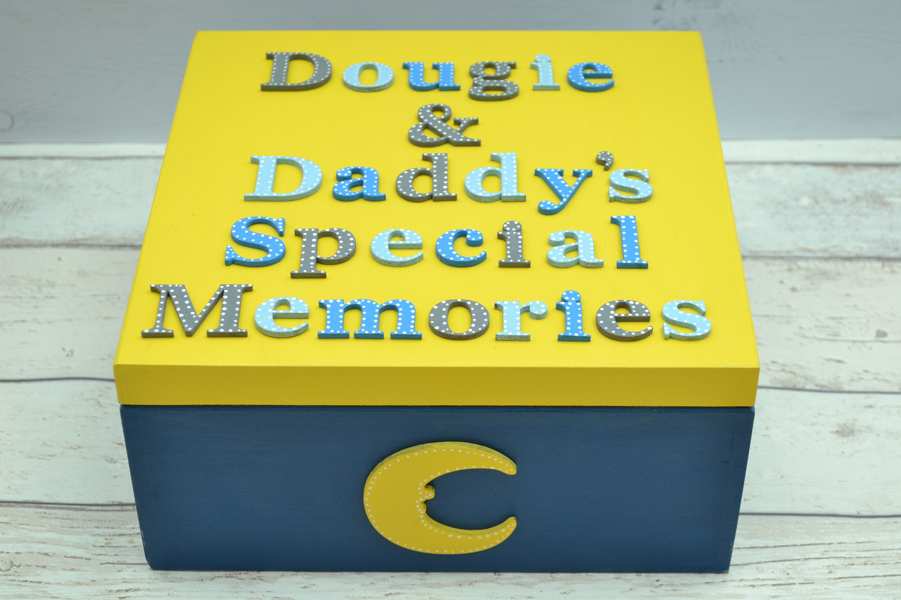 Memory Box for Dementia Dad memory box Parent memory box Etsy
