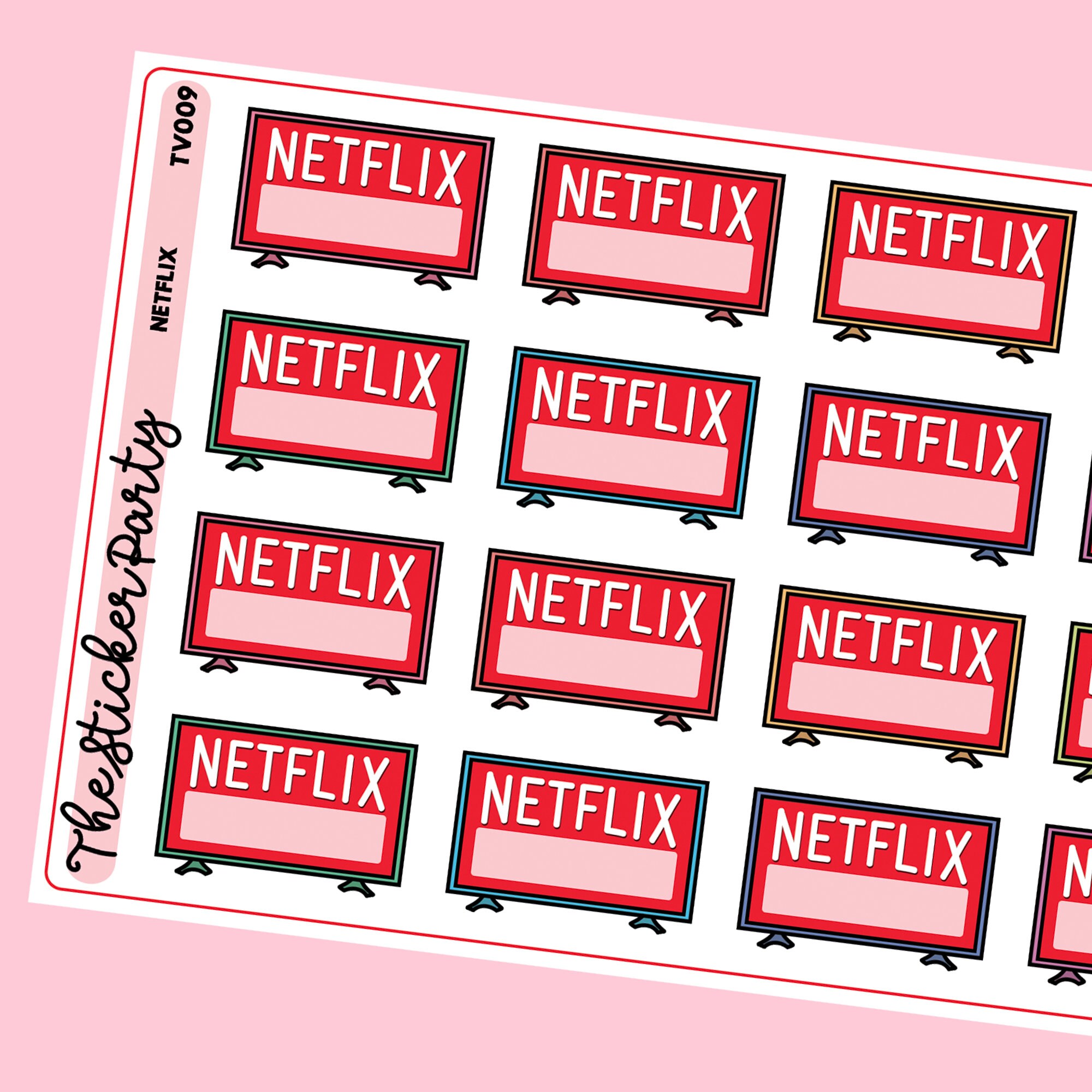 Netflix Planner Stickers | Etsy