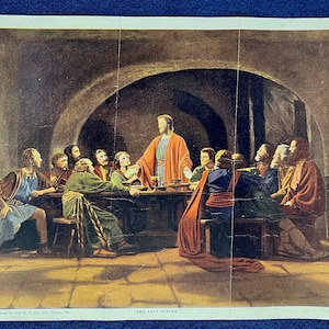 W.C. Co. Lithograph - The Last Supper