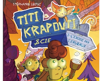 Children's comics Titi Krapouti et cie 2 The brain drain