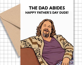 The Dude Greeting Card: Happy Father's Day 2026