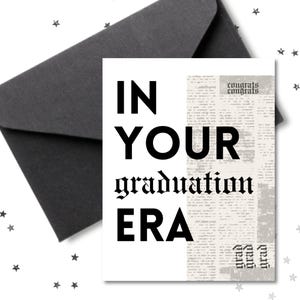 à l'époque de votre remise des diplômes | carte de félicitations | Carte Swiftie