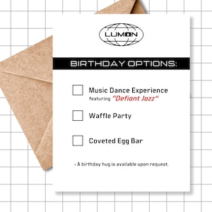 Severance Birthday Card: Apple, Defiant Jazz, Waffle Party