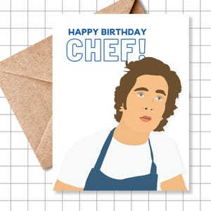 Happy Birthday Chef Card | The Bear Inspired Greeting