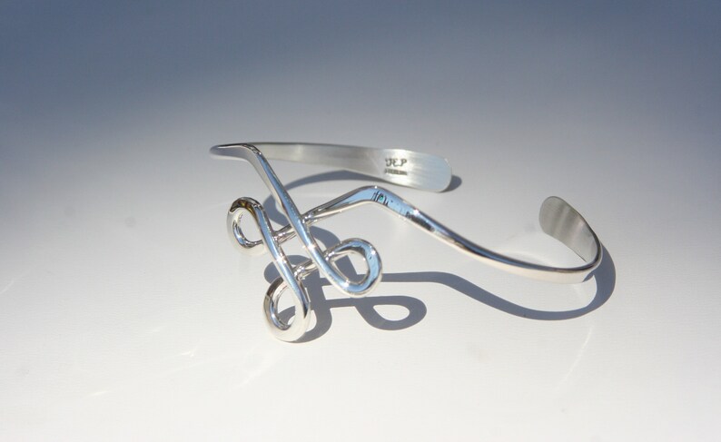 Sterling Celtic Cuff ~ Silver Celtic Lace Design Cuff Bracelet ~ Dainty Elegant Thin Wire Modern Unique