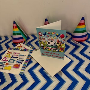 Fußball Geburtstagskarte, Fußball Bruder, Jungen Fußball Geschenk, Fußball-Geburtstagskind, 8.Geburtstagskarte, Fußballkinder, einzigartige Fußballgeschenke, niedlicher Fußball