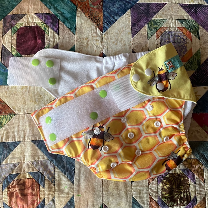 Snap to Black or White Velcro Cloth Diaper Conversion Alva Etsy