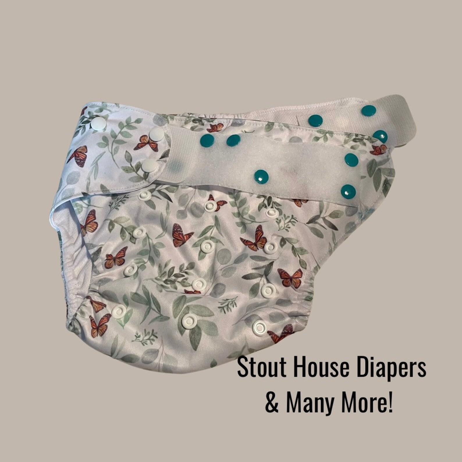 Snap to Black or White Velcro Cloth Diaper Conversion Alva Etsy