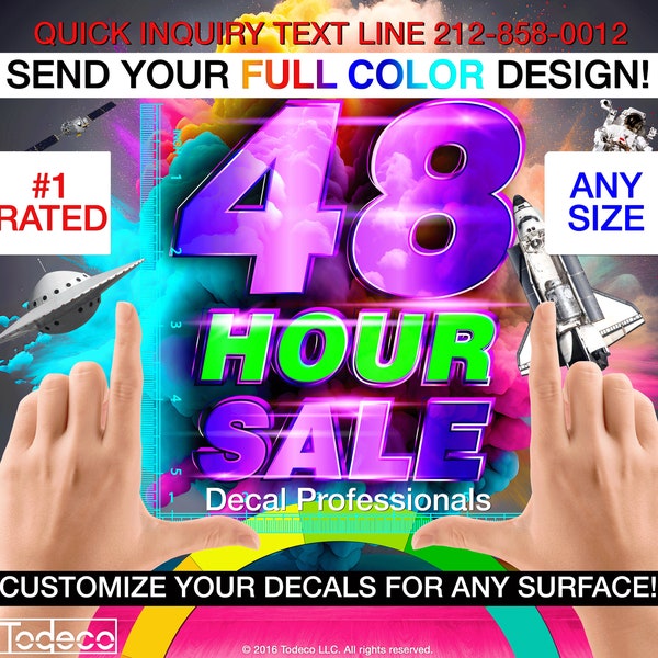 Custom Vinyl Wall Decal Large Etsy